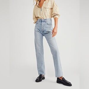 AGOLDE 90s mid rise straight leg